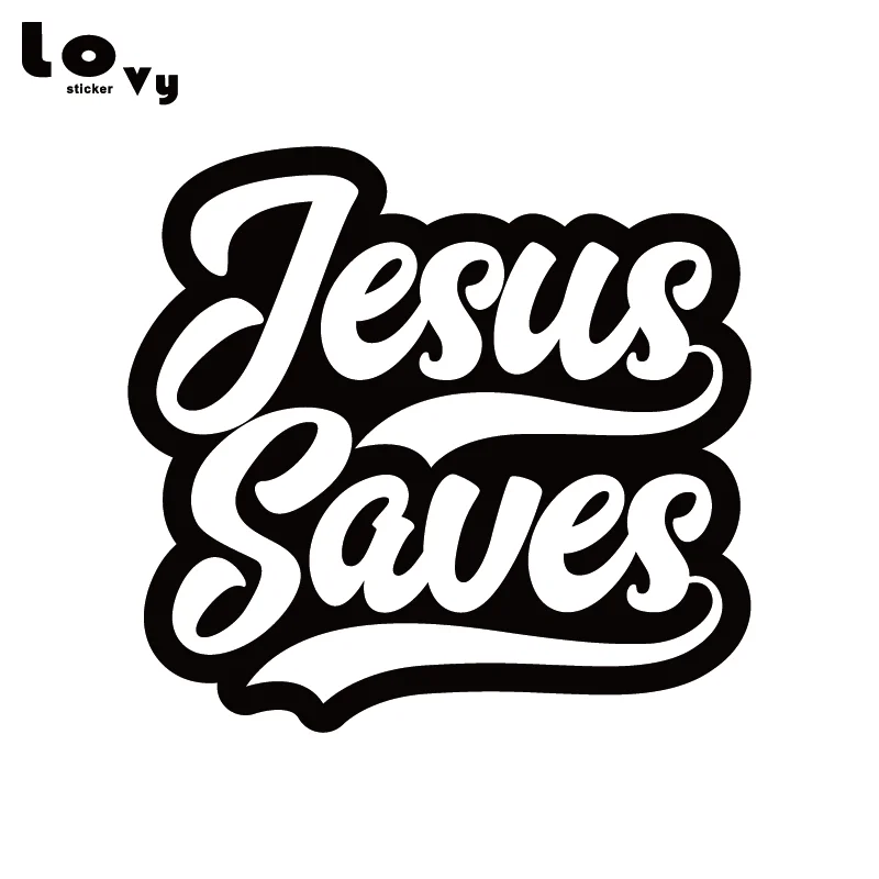 Jesus Save Vinyl Car Sticker Christian Religious Car Decal for Car Body