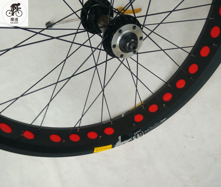 Sale Kalosse  Beach Bicycle wheels  20 inch   Children bike wheel  20*4.0 tires  36 holes Beach bicycle   fat bike  8/9/10S cassette 37