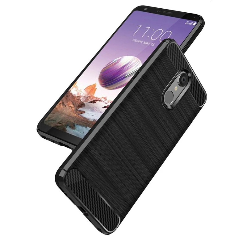For LG Stylo 4 Case LG Stylo 4 Cover On For LG Stylo4 Premium Original Silicone Mix Hybrid Protective Soft Shell