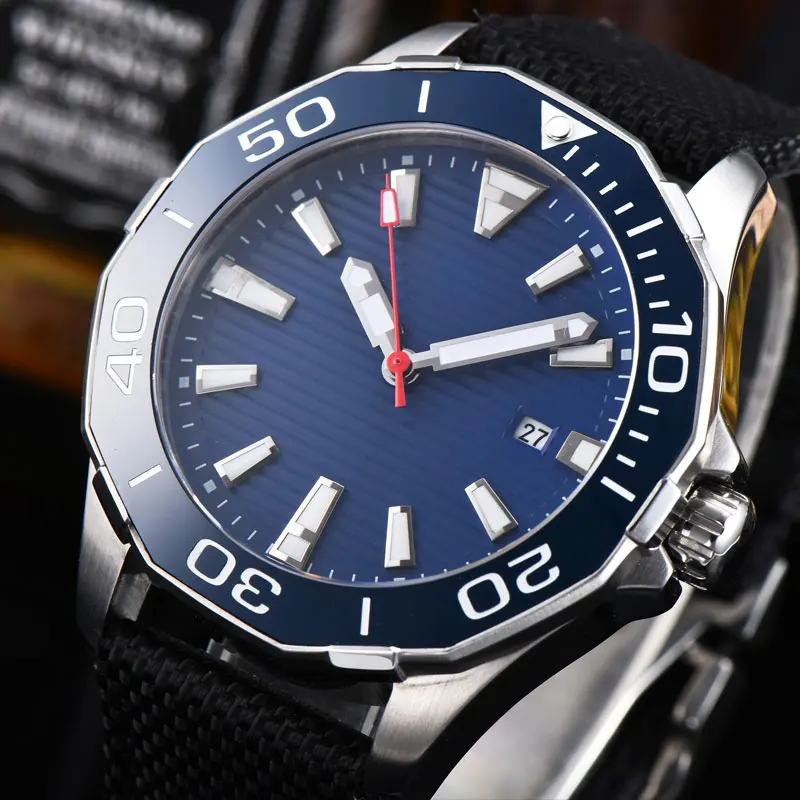 

Corgeut 45mm Polygonal Men's Watch No Logo Blue Dial Sapphire Butt Shiny Ceramic Bezel Automatic Watch