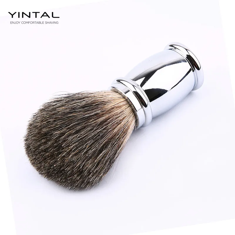 YINTAL Pincel De Barba Cabelo Texugo Pincéis