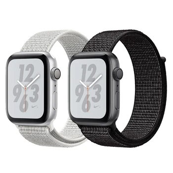 

2018 New Reflective Woven Nylon Sport Loop Band for Apple Watch Nike Series 4 44mm 40mm strap watchband for iWatch 2 3 42mm 38mm