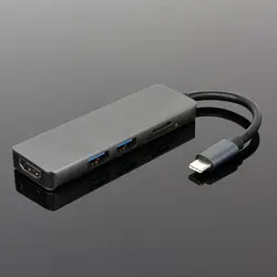 № Тип-c док Hdmi/usb3.0 концентратора/sd карты памяти конвертер