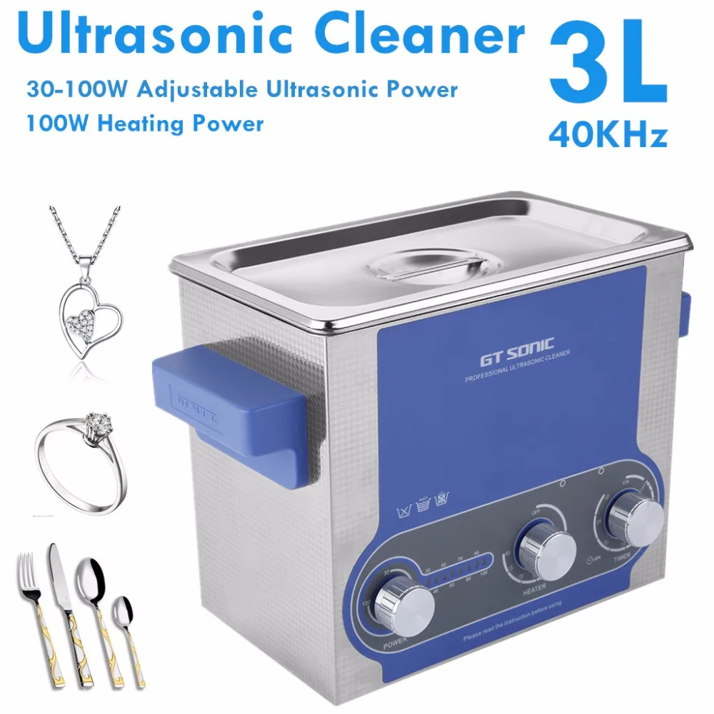 Gt Sonic 3l Ultrasonic Cleaner Bath Cleaning Electronic Surgical Parts