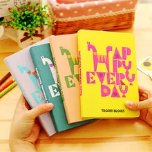 Корейский милый канцелярский троянский блокнот с блоками, креативный мультяшный твердый переплет А5, блокнот, дневник для офиса и школы, filofax, блокнот для заметок