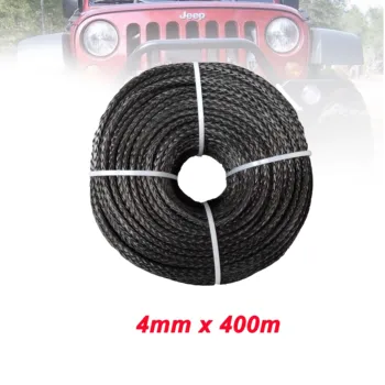 

4mm x 400 meters synthetic UHMWPE rope / winch rope/ towing rope / pull rope factory direct sale