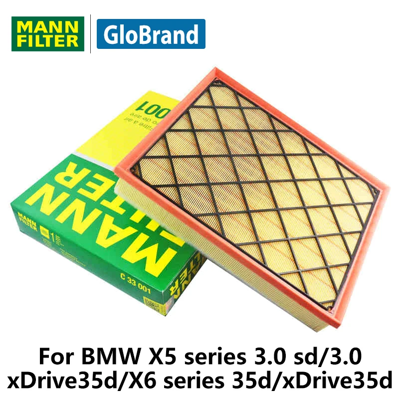 Mannfilter車エアフィルターC33001用bmw x5シリーズ3.0 sd/3.0 xDrive35d/x6シリーズ35d