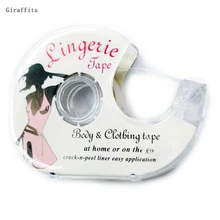Модные Клейкие ленты 3 м Двусторонняя клейкая безопасный Ленты для нижнего белья Средства ухода за кожей Костюмы ясно бюстгальтер полосы Спецодежда медицинская Водонепроницаемый Клейкие ленты v-образным вырезом