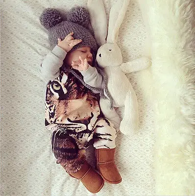 

Clothes Set for Baby Boy Girl Animal Costume Bodysuit Outfit size 0-24 months