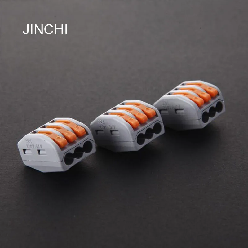 Светодиодные лампы JINCHI быстро многофункциональные клеммы с тройным разъемом PCT