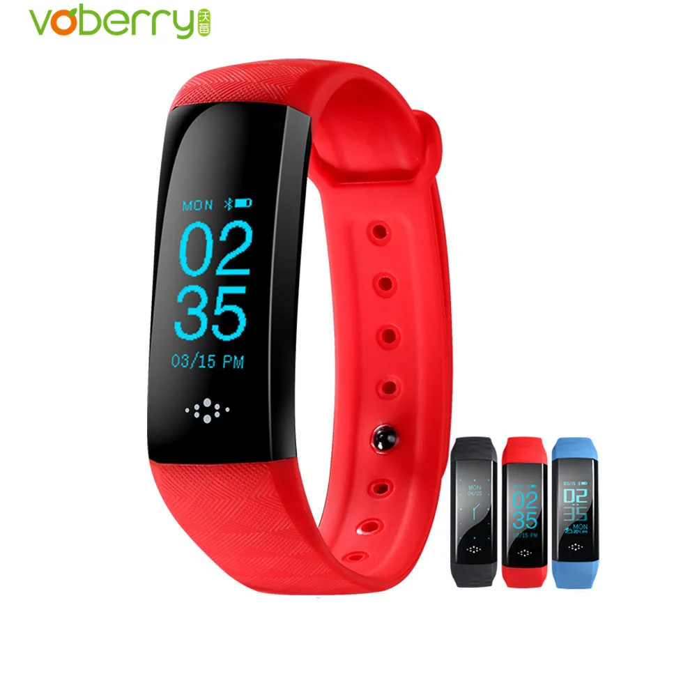 VOBERRY спортивный смарт-браслет OLED часы для измерения артериального давления