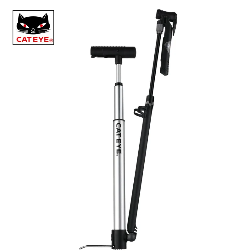 Harga CATEYE Sepeda Mini Pompa Portabel Bersepeda Al Paduan 140PSI Tinggi Pressure Udara Inflator Udara Pompa Schrader Presta Katup (Sebuah  V) (F V)