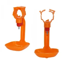 10 pcs Água 25mm Laranja copo Pendurado Beber Mamilo Bebedor de Aves Frango Pato Alimentador automático de Aves suprimentos