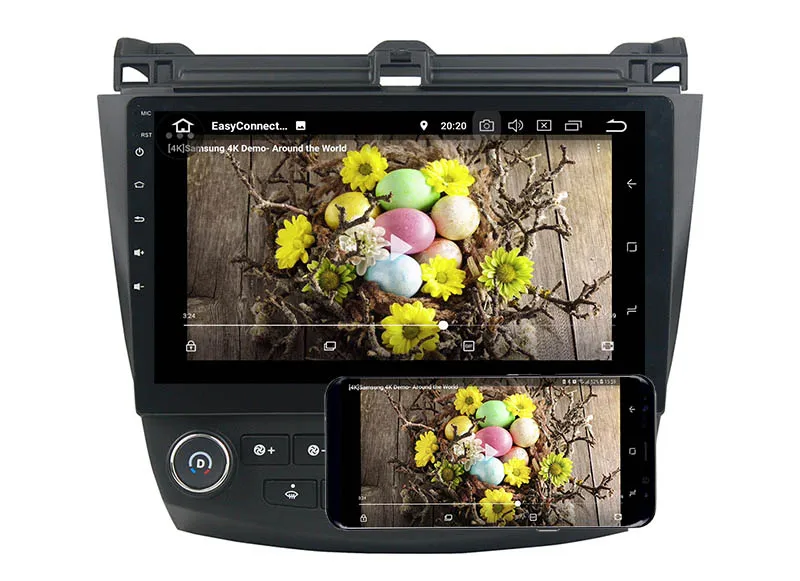 Excellent Belsee 10.1" Car Radio Stereo for Honda Accord 7th 2003-2007 Android 8.0 Octa Core 4GB 32GB Head Unit Autoradio GPS Audio Player 4