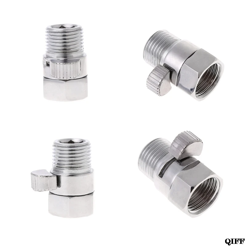 

Drop Ship&Wholesale Full Brass G1/2" Flow Quick Control Shut-OFF Valve For Shower Head Hand Water Saver Mar28