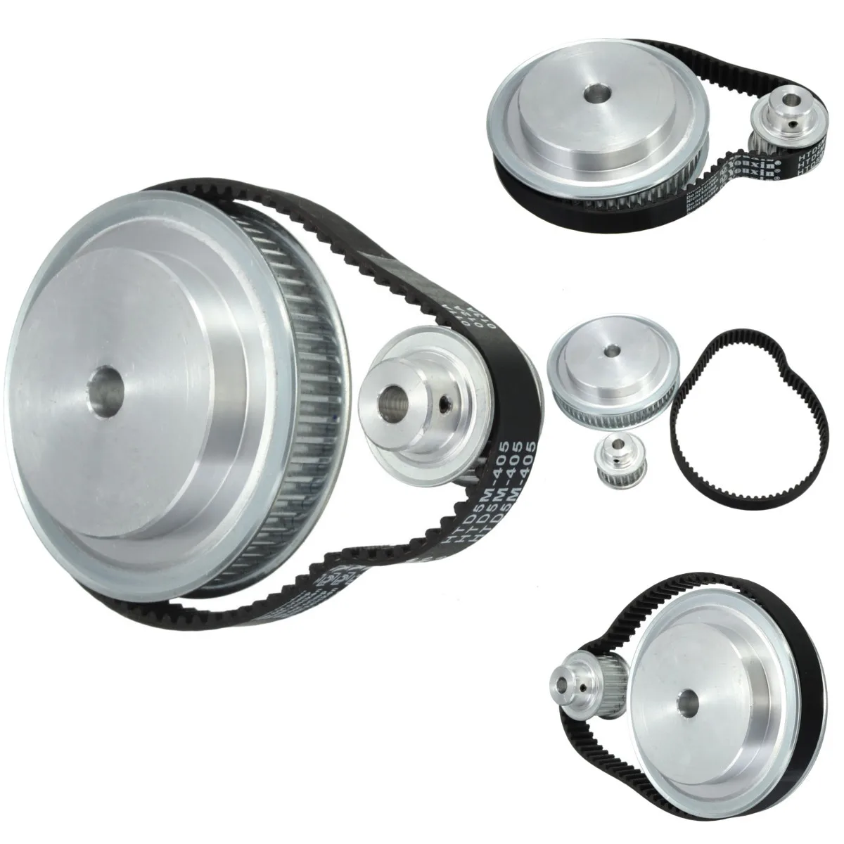 

5M Timing Pulley Belt Set Reduction 3:1 Engraving Machine Accessories CNC Belt Pulley Gear Kit