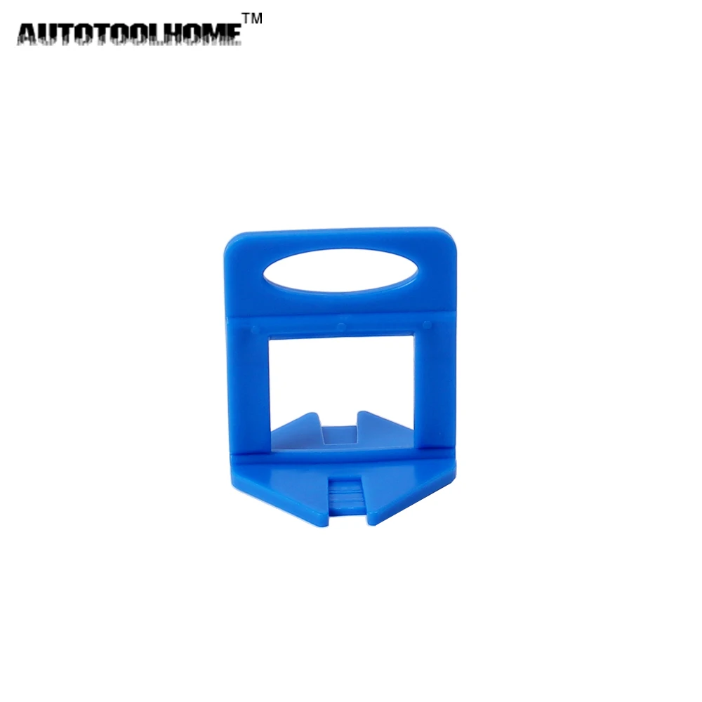 

AUTOTOOLHOME 100PC Plastic Clips Tile Spacers Leveler Tiling Ceramic Tilers Plumbers 3mm Gap Wall Floor Leveling System Tool