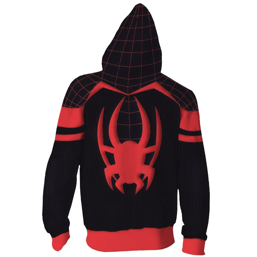 3D Print Ultimate Spider-Man Avengers Endgame Movie Sweatshirt Hoodie Coat Jacket Cosplay Costume Men Woman Top New