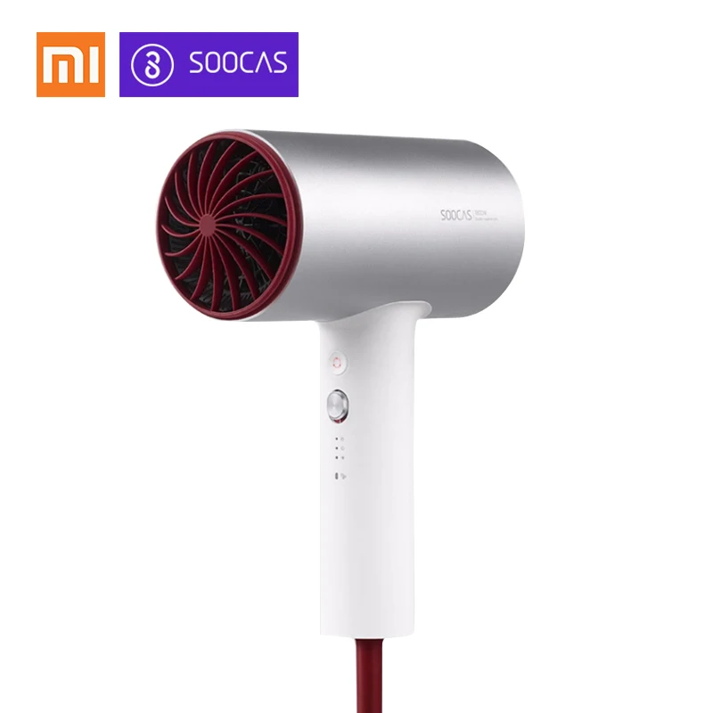 Pаспродажа 2018 Новое Xiaomi soocare soocas H3 Анион Фен Алюминий сплава тела 1800 Вт воздуха на выходе анти горячий инновационный дизайн утечки
