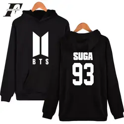 Luckyfridayf Bangtan свитеры с капюшоном для мальчиков Для женщин с длинным рукавом Осень Корейская толстовка женский, черный KPOP с капюшоном Кофты 4xl