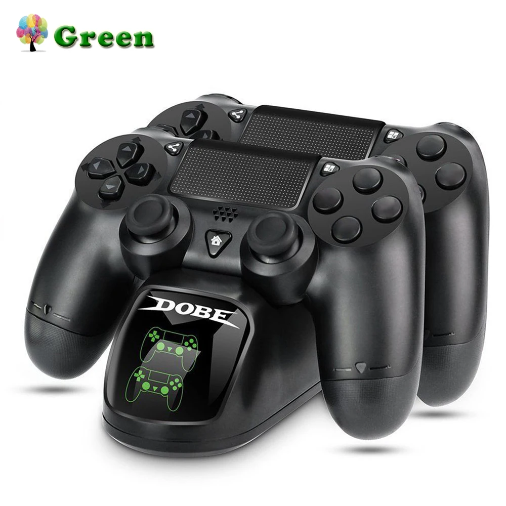 

Fast Charging PS4 Dock Dual Controllers Charger Charging Station Gamepad Stand Holder Base for SONY PlayStation 4 PS4/Pro/Slim