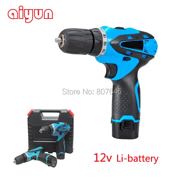 12V lithium electric screwdriver rechargeable hand drill cordless screwdriver cordless drill