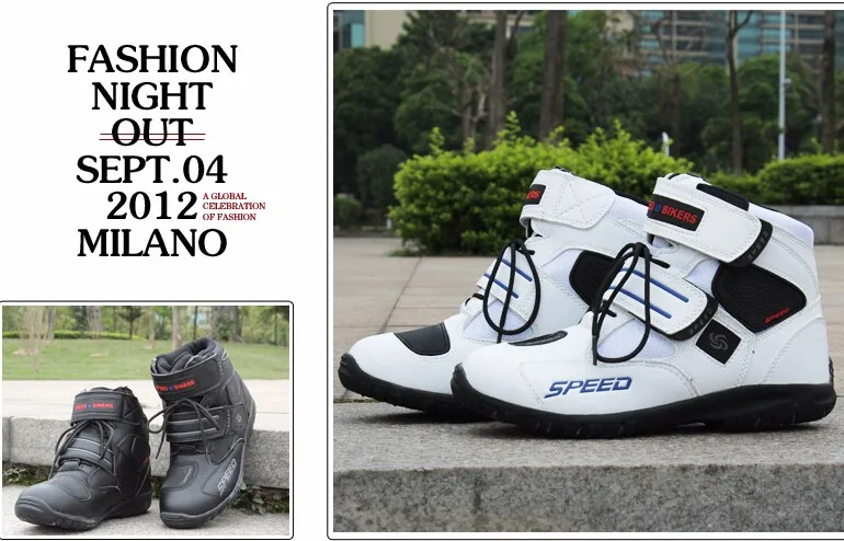Лидер продаж; Новинка; мотоботы; профессиональная Байкерская обувь для скоростного мотогонок; обувь для мотокросса; Цвет черный, белый, красный; размеры 38-45; A005