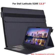 Для 12," Dell Latitude 5285 чехол 2 в 1 защита для клавиатуры планшета роскошный чехол-подставка из искусственной кожи для Dell Latitude 5285 12,3