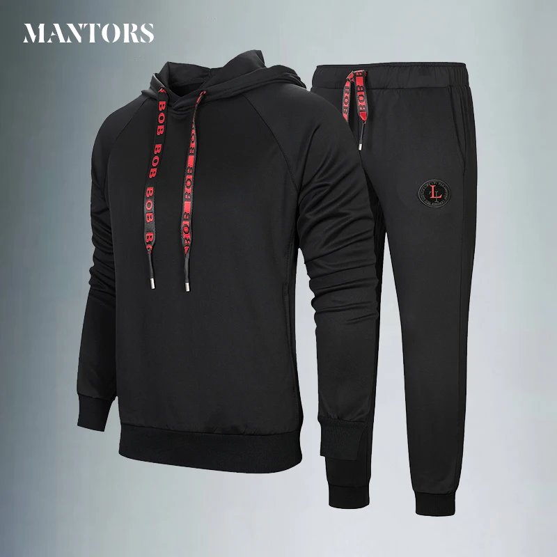 Tracksuit For Men 2 Pieces Set Fashion Men Sportswear Tracksuits Sets