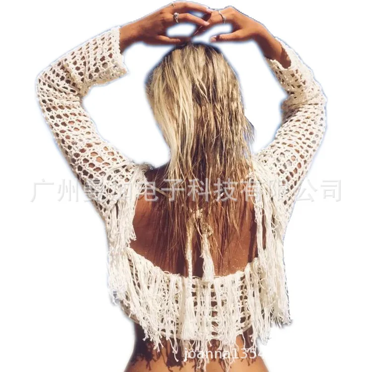 

Women Beachwear Swimsuit Cover Up Bathing Suit Ups Long Womens Swimwear Tunic Swim Coverups Beach Feeling Hollow Knitting Shorts