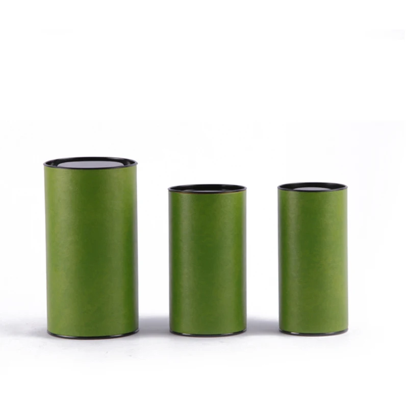 Xin Jia Yi упаковочные банки, напечатанные Популярные однотонные цветные бумажные конверты, трубка с жестяной крышкой, герметичное дно, хороший эффект уплотнения, ремесленный круглый ящик