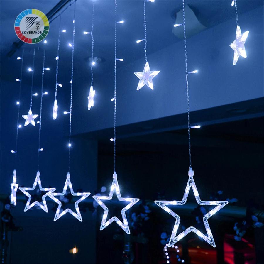 Coversage 138Leds Fairy String Lights Curtain Girnaldas Luces Navidad Led Christmas Tree Decoration Garden Outdoor Decorative Coversage 138Leds Fairy String Lights Curtain Girnaldas Luces Navidad Led Christmas Tree Decoration Garden Outdoor Decorative