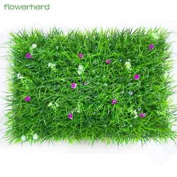 

40x60cm Artificial Plastic Milan Grass Plants Wall Lawns as Hanging Greenery Decoration