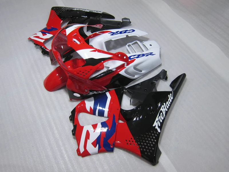 ABS пластик обтекатель комплект для Honda CBR900RR 1996 1997 Красный Белый Черный Обтекатели