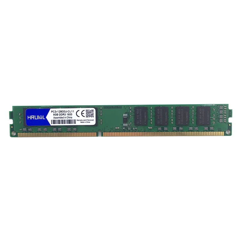 Hruiyl памяти Оперативная память DDR3 4 ГБ 8 ГБ 2 ГБ 1066 МГц 1333 1600 МГц PC3-8500U PC3-10600U PC3-12800U Настольный ПК оперативная Память DIMM 4G 8G 240 pin-код