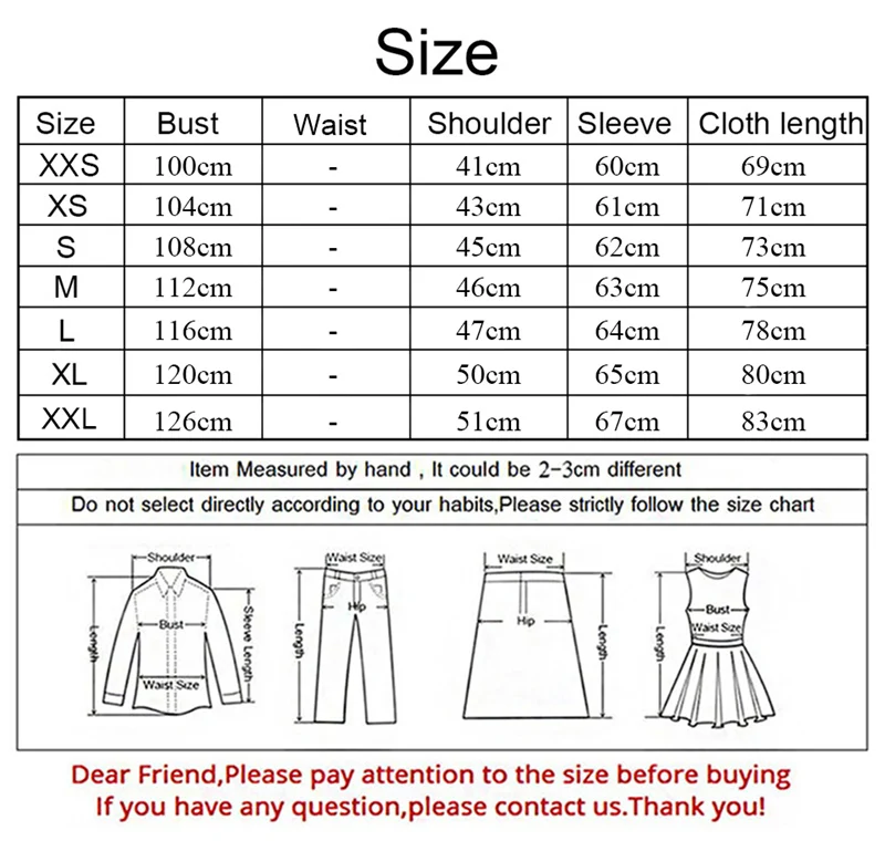 size xxs-3xl