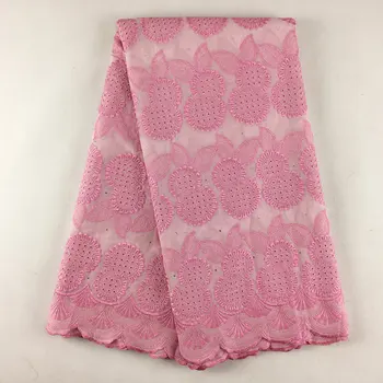 

High Quality African Swiss Cotton Voile Lace,880 Free Shipping 5yards/Lot, 100%Cotton Lace For Wedding