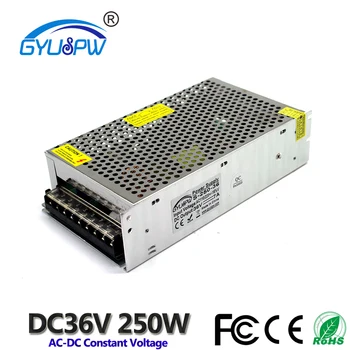 

single output 250W 36V 7A switching Switch Power Supply Adapter Voltage Transformer 110V 220V ac-dc SMPS for Led Lighting