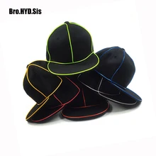 Стильные светящиеся хип-хоп кепки для мужчин, светящиеся в темноте, модный светодиодный светильник, флуоресцентные, вечерние шапки для Хэллоуина