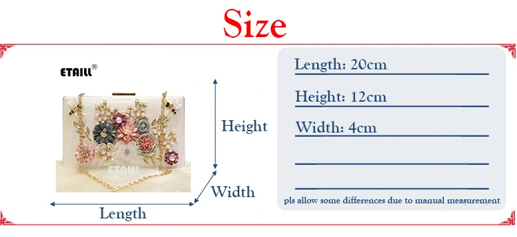 Ladies Flower Clutches Bags Female Small Beaded Wedding