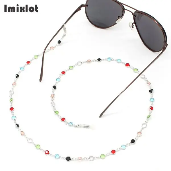 crystal eyeglass chain