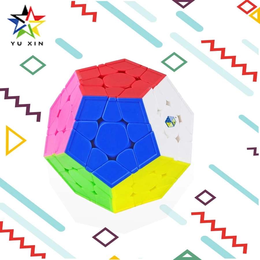 

2018 YUXIN Dodecahe Magic Cube Stickerless Speed Professional 12 Sides Puzzle Cube Magico Educational Toys For Children Dodecahe