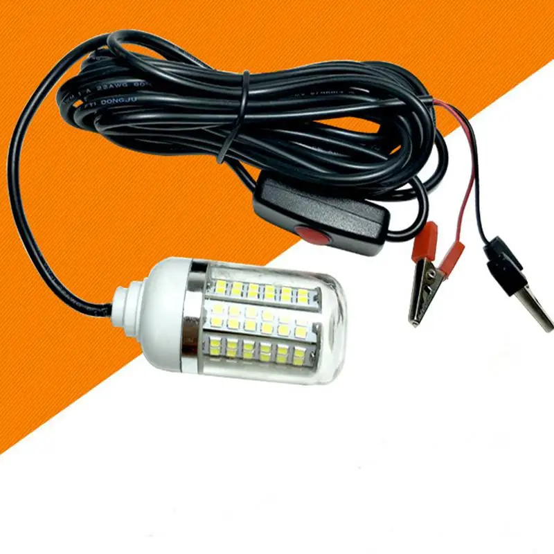 AKDSteel IP68 108LED подсветка для рыб профессиональная подводная рыболовная лампа с