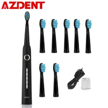 Новинка, 8 головок, электрическая звуковая зубная щетка для взрослых с таймером, зубная щетка, usb зарядка, отбеливание зубов, звуковая зубная щетка, 5 режимов