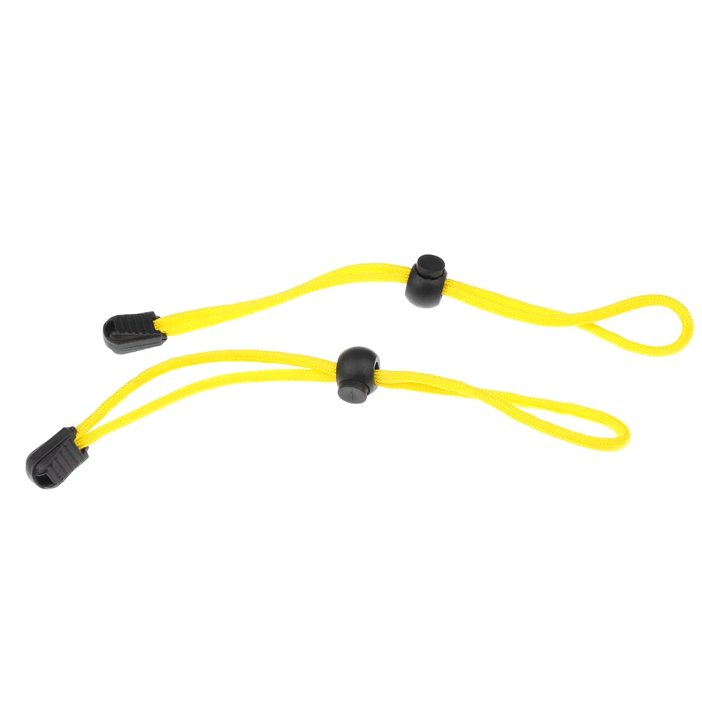 Perfeclan 2Pcs Adjustable Scuba Dive Snorkeling Spare Repair Wrist Lanyard Strap Guitar Instrument Cable