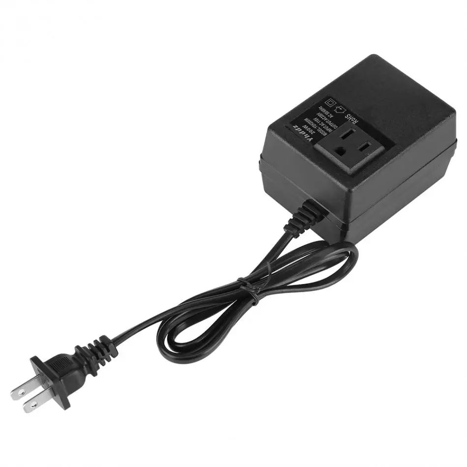 

200W Journey Travel Adapter Transformer Adapter 110V to 220V Voltage Power Converter Transformer Voltage Converter Regulator