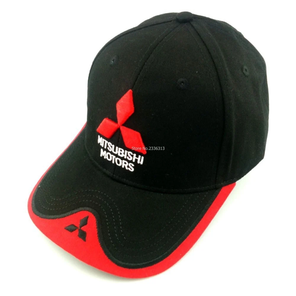 Wholesale F1 Mitsubishi embroideried car logo baseball cap hat