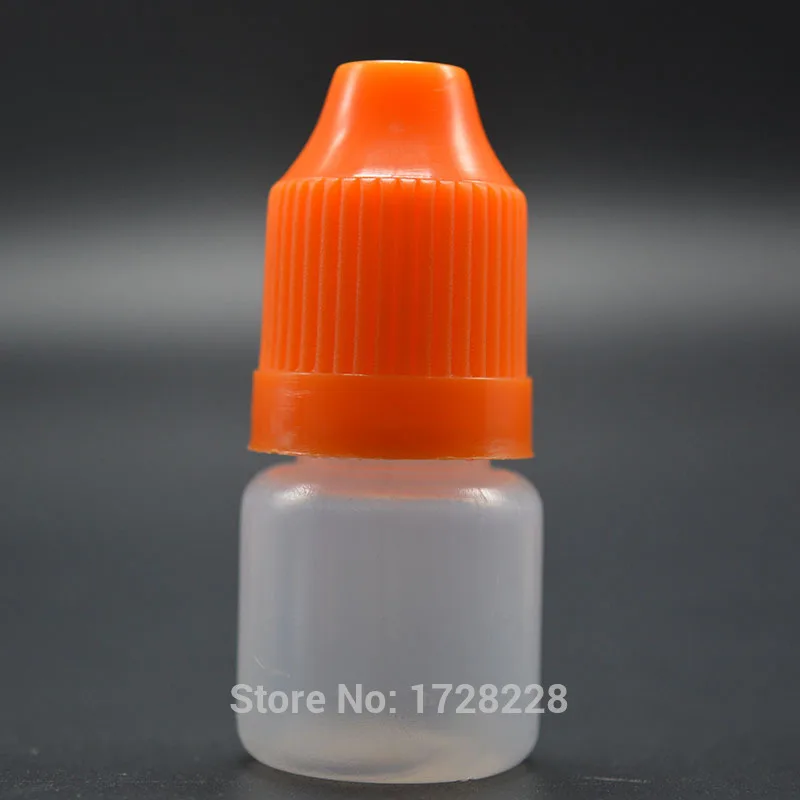 4500pcs/lot PE 3ml Plastic Dropper Bottle For Most Liquid Empty Juice Bottles With Childproof Caps for Essential Oil | Красота и