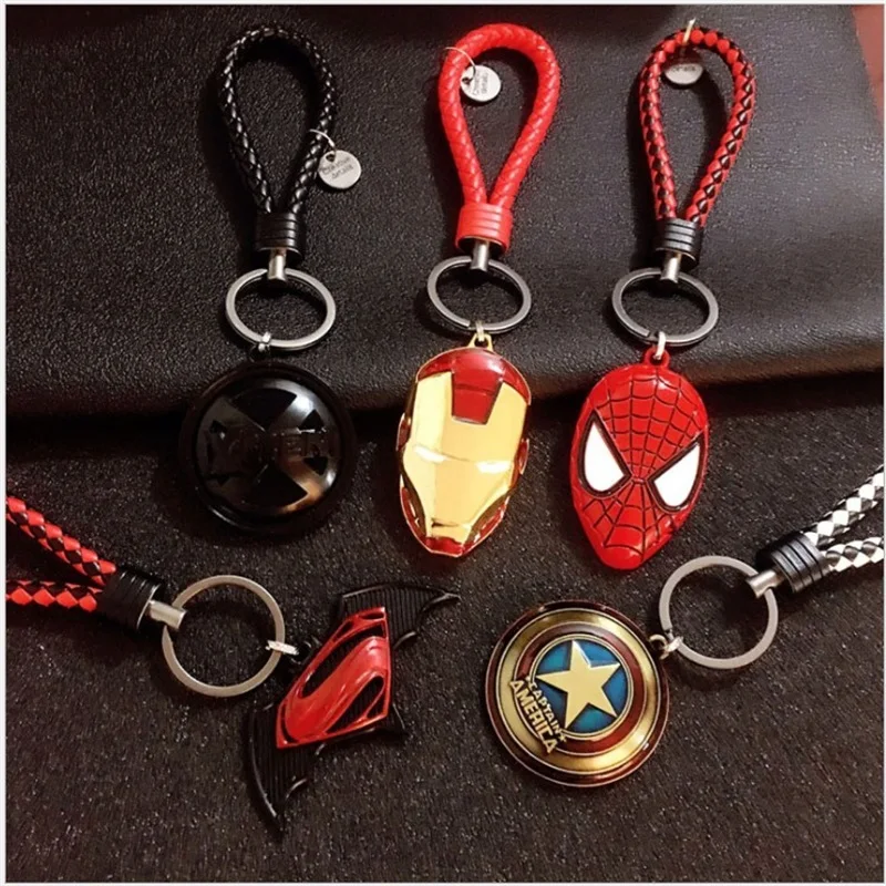Action Figure Toy superhero Avengers keychain small pendant Car Key Ring collection of children's toys gifts brithday gifts