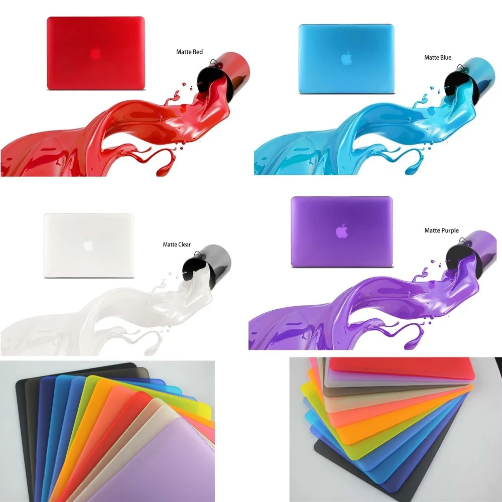 2015 New Matte Case For Apple Macbook Air Pro Retina 11 12 13 15 Inch